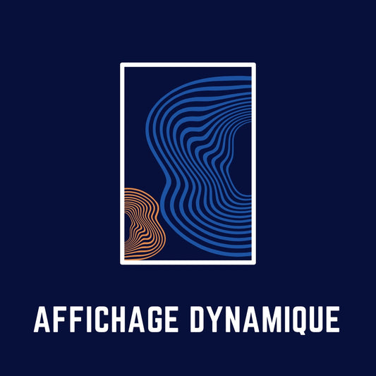 Affichage dynamique pour écran